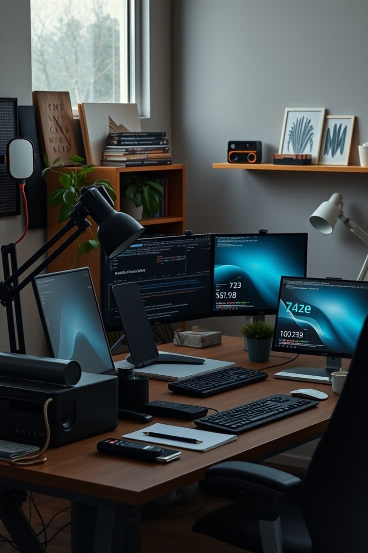 Workspace Setup Inspiration - Workspace Setup inspiration on Pinsora